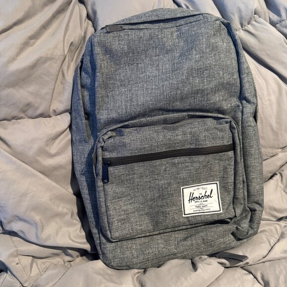Herschel Pop Quiz Backpack 22L Raven Crosshatch Gray - Picture 1 of 14